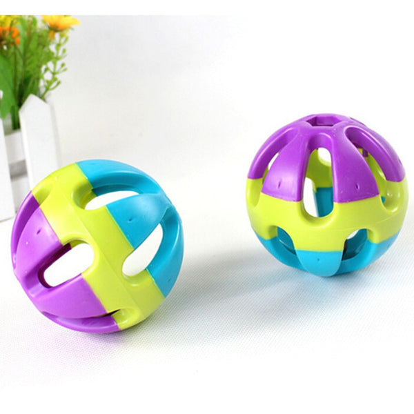 New Pet Dog Cat Toy Colorful Rubber Round